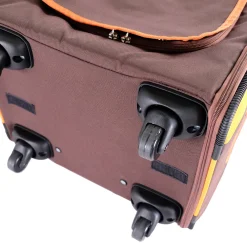 Ibiyaya New Liso Backpack Parallel Transport Pet Trolley- Orange/Brown Discount
