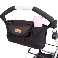 Ibiyaya Pet Pram Organiser Stroller Pouch - Black Discount