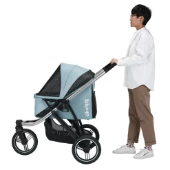 Ibiyaya The Beast Pet Jogger Stroller for dogs up to 25kg - Flash Grey Outlet