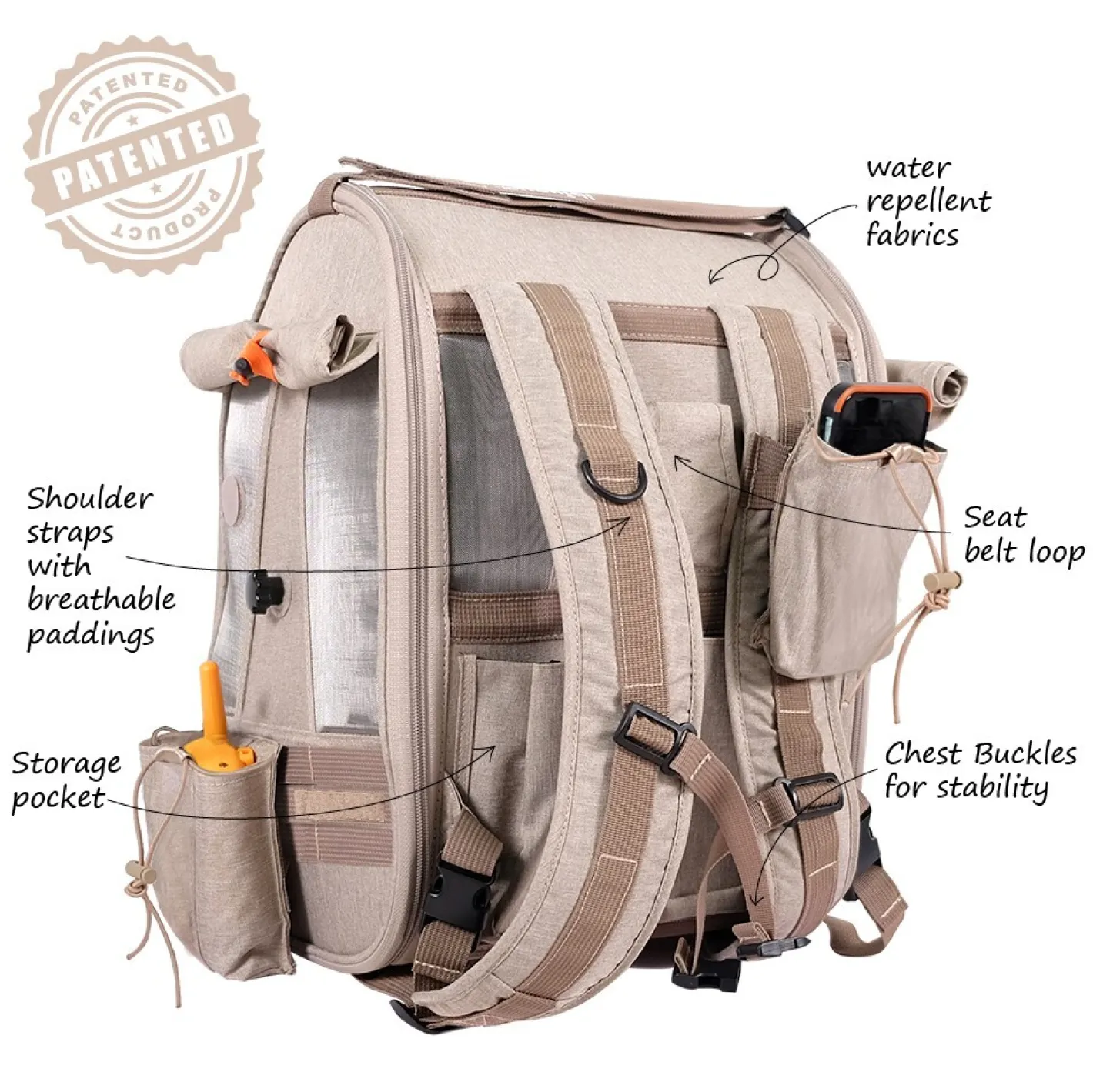 Ibiyaya Trackpack Bird Carrier Backpack Hot