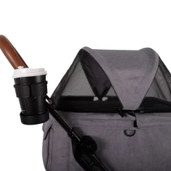 Ibiyaya Travois Tri-fold Pet Travel Stroller System - Nimbus Gray Sale