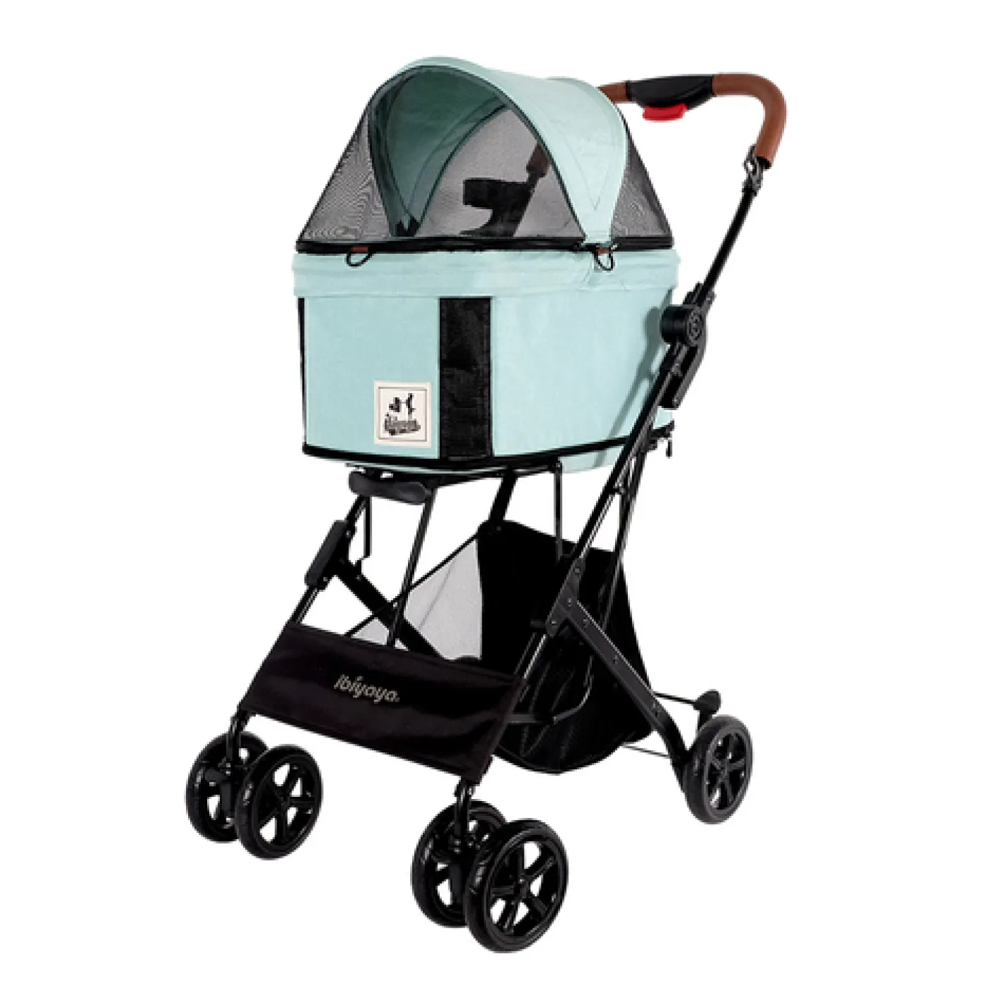 Ibiyaya Travois Tri-fold Pet Travel Stroller System - Spearmint Discount