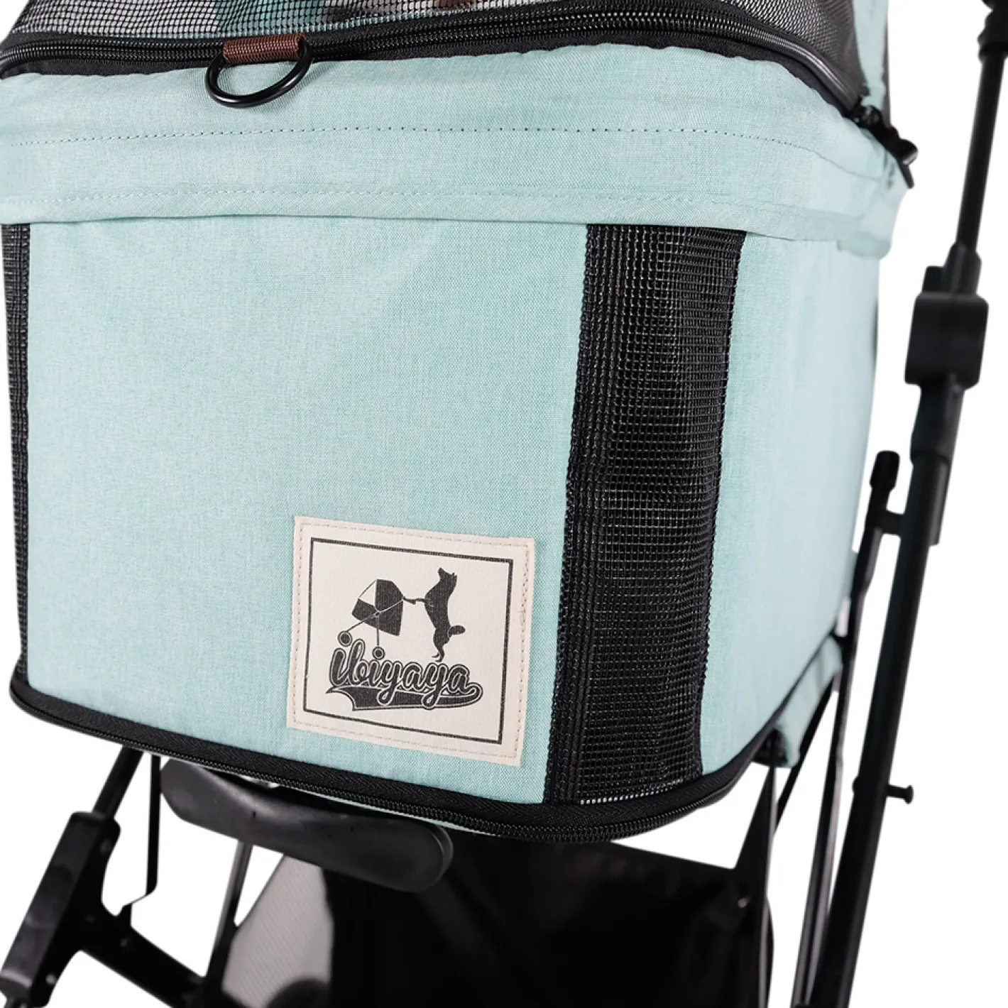 Ibiyaya Travois Tri-fold Pet Travel Stroller System - Spearmint Discount