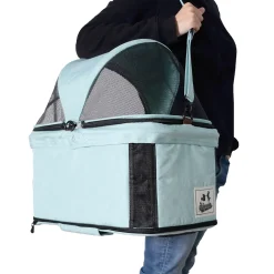 Ibiyaya Travois Tri-fold Pet Travel Stroller System - Spearmint Discount