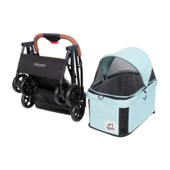 Ibiyaya Travois Tri-fold Pet Travel Stroller System - Spearmint Discount