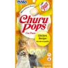 Inaba Cat Churu Pops Meal Topper Treat - Creamy Chicken Recipe 24 x 15g Tubes Discount