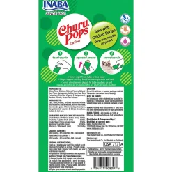 Inaba Cat Churu Pops Meal Topper Treat - Creamy Tuna & Chicken Recipe 24 x 15g Tubes Hot
