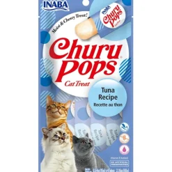 Inaba Cat Churu Pops Meal Topper Treat - Creamy Tuna Recipe 24 x 15g Tubes Outlet