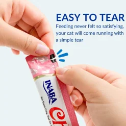 Inaba Cat Churu Pops Meal Topper Treat - Creamy Skin & Coat Varieties 50 x 15g Tubes Outlet