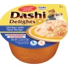 Inaba Cat Food Dashi Delights Chicken & Tuna Flakes in Dashi Broth - 6 x 70g Cups Online