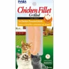 Inaba Cat Grilled Chicken Fillet in Chicken Flavoured Broth Meal Topper Treat - 6-Pack Outlet