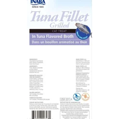 Inaba Cat Grilled Tuna Fillet in Tuna Flavoured Broth Meal Topper Treat - 6-Pack Best