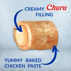 Inaba Cat Treats Chicken Wraps with Tuna & Salmon Churu filling - 18 x 10g Tubes Discount