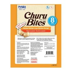 Inaba Dog Churu Bites Treats Chicken Wraps with Creamy Chicken Filling 48 x 12g Tubes Hot