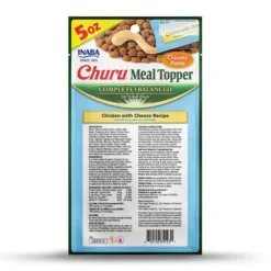Inaba Dog Churu Meal Topper Treat - Creamy Chicken & Cheese Recipe 18 x 48g Tubes Sale