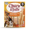 Inaba Dog Churu Rolls Snack Chicken Sticks with Creamy Filling - 48 Rolls Fashion