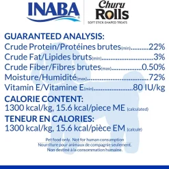 Inaba Dog Churu Rolls Snack Chicken Sticks with Creamy Filling - 48 Rolls Fashion