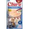 Inaba Senior Cat Churu Meal Topper Treat - Creamy Tuna Recipe 24 x 14g Tubes Discount