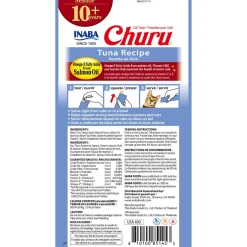 Inaba Senior Cat Churu Meal Topper Treat - Creamy Tuna Recipe 24 x 14g Tubes Discount
