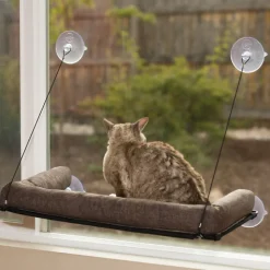 K&H EZ Mount Kitty Sill Window Mount Hammock Bed with Bolster for Cats Outlet