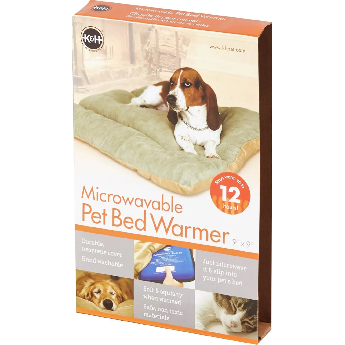 K&H Safe Microwave Heat Pad Pet Bed Warmer New