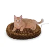 K&H Thermo Heated Indoor Pet Bed Round Plush Chocolate Outlet