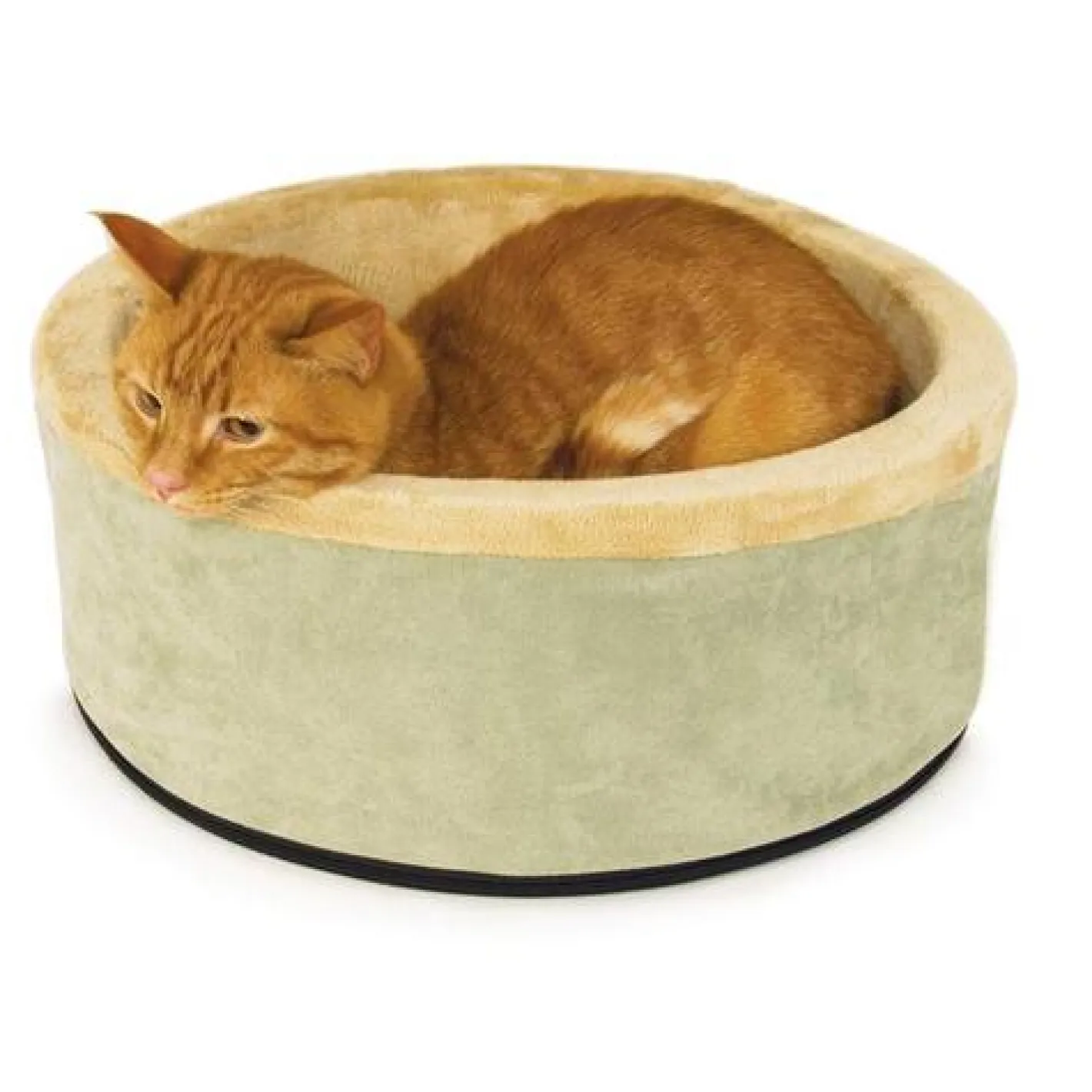 K&H Thermo Kitty Circular heated bed (Sage) 50cm 4w Best
