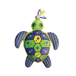 KONG Aloha Turtle Canvas Squeaker Tug Dog Toy Discount
