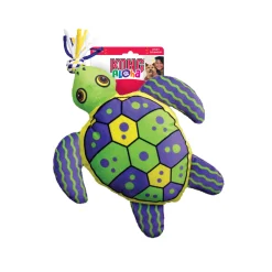 KONG Aloha Turtle Canvas Squeaker Tug Dog Toy Discount