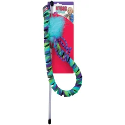 KONG CAT Curlz Teaser Wand Interactive Cat Toy Outlet