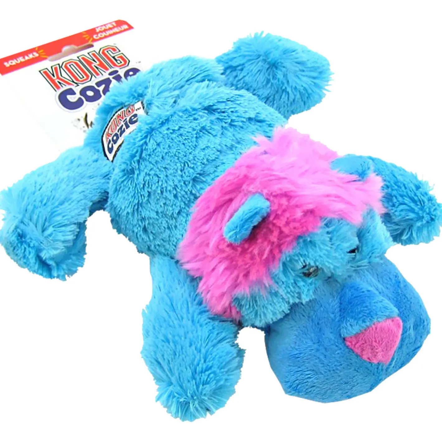 KONG Cozie - Low Stuffing Snuggle Dog Toy - King Lion Clearance
