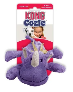 KONG Cozie - Low Stuffing Snuggle Dog Toy - Rosie the Rhino Outlet