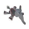 KONG Cozie Ultra Ella Elephant Canvas Squeaker Dog Toy Best