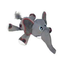 KONG Cozie Ultra Ella Elephant Canvas Squeaker Dog Toy Best
