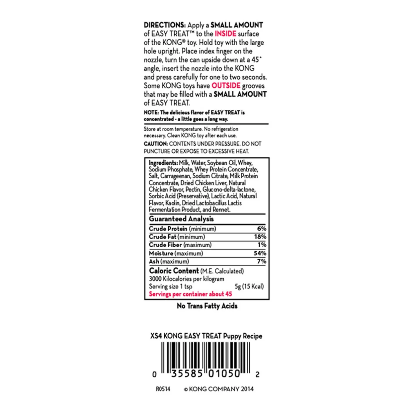 KONG Easy Treat Stuffing Paste for Puppies 256g Best