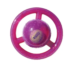 KONG Jumbler Disc 2-in-1 Squeak and Tug Dog Toy Fashion