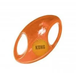 KONG Jumbler Rubber FootBall with Hidden Tennis Ball Dog Toy Best