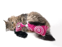 KONG Kickeroo Swirls North American Catnip Cat Toy in Assorted Colours Sale
