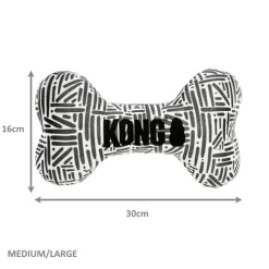 KONG Maxx Bone Puncture Resistant Plush Dogs Toy - Med/Large Clearance