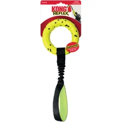 KONG Reflex Bite Defying Floating Dog Toy - Reflex Tug Hot