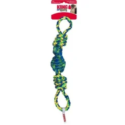 KONG Rope Bunji Tug Dog Toy in Assorted Colours Bulk Pack of 4 Hot