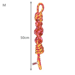 KONG Rope Bunji Tug Dog Toy in Assorted Colours Bulk Pack of 4 Hot