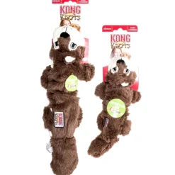 KONG Scrunch Knots No Stuffing Dog Toy Squirrel Clearance