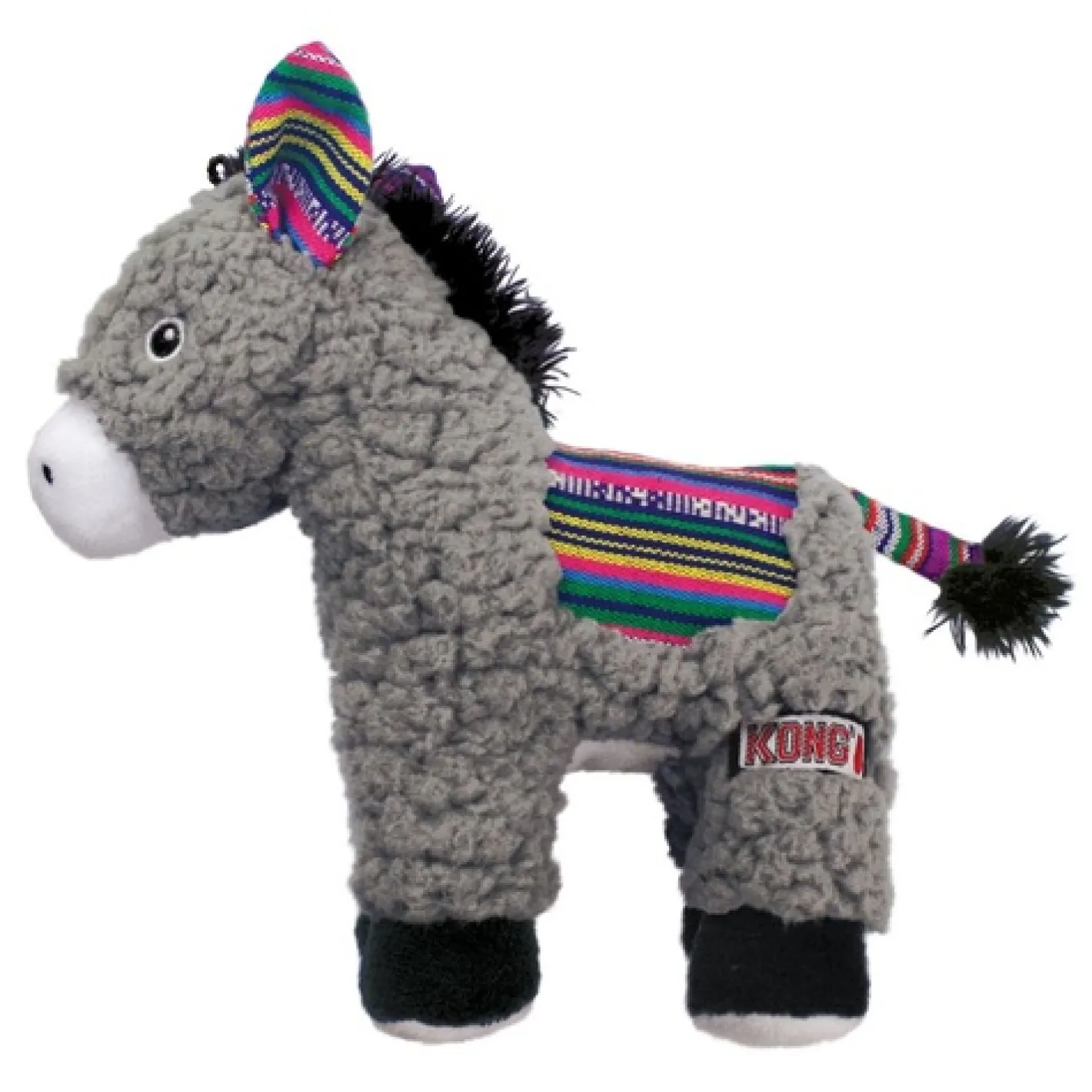 KONG Sherps Plush Multi-textured Squeaker Dog Toy - Donkey Outlet