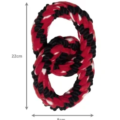 KONG Signature Rope Double Ring Extra Large Rope Tug Toy for Dogs New