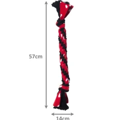 KONG Signature Rope Dual Knot Extra Large Rope Tug Dog Toy Fashion
