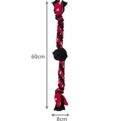KONG Signature Rope Extra Large Dual Tug with Mega Knot Tug Dog Toy Best
