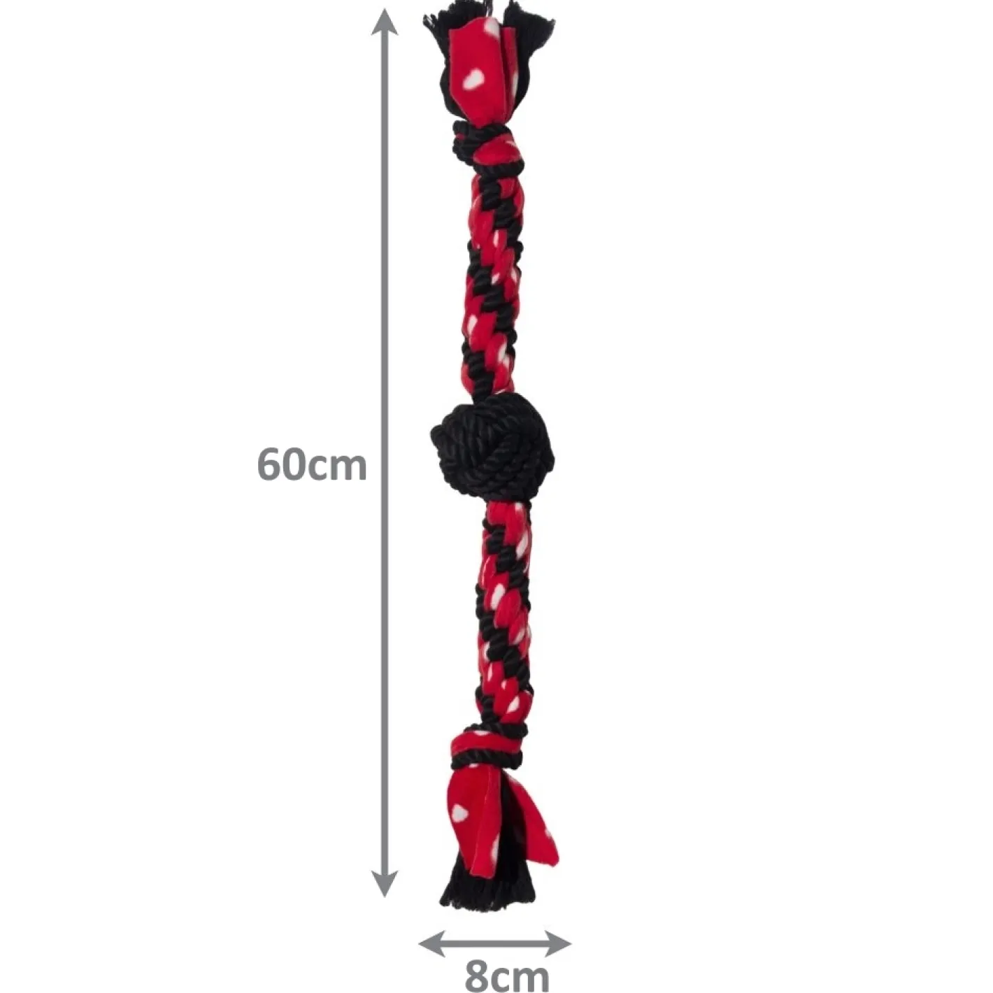 KONG Signature Rope Extra Large Dual Tug with Mega Knot Tug Dog Toy Best