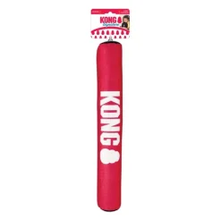 KONG Signature Stick - Safe Fetch Toy with Rattle & Squeak for Dogs New