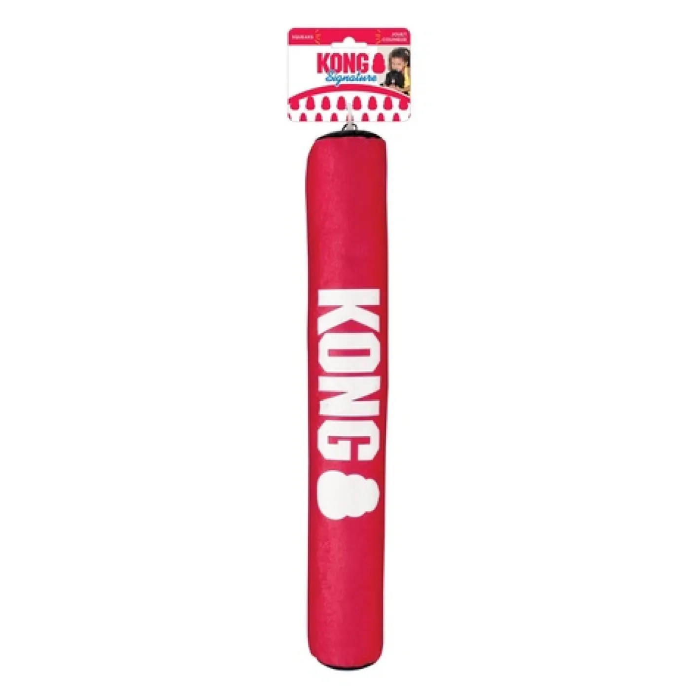 KONG Signature Stick - Safe Fetch Toy with Rattle & Squeak for Dogs New
